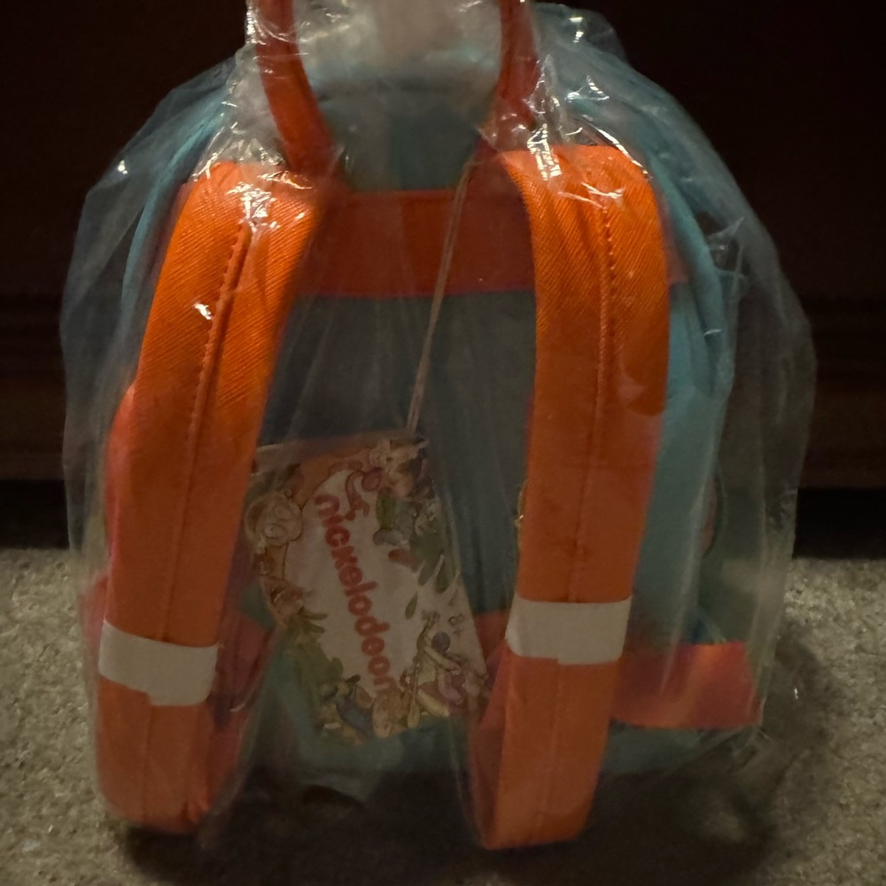 Loungefly Nickelodeon Rugrats Chuckie Backpack With Removable Glasses-NWT - Picture 2 of 9